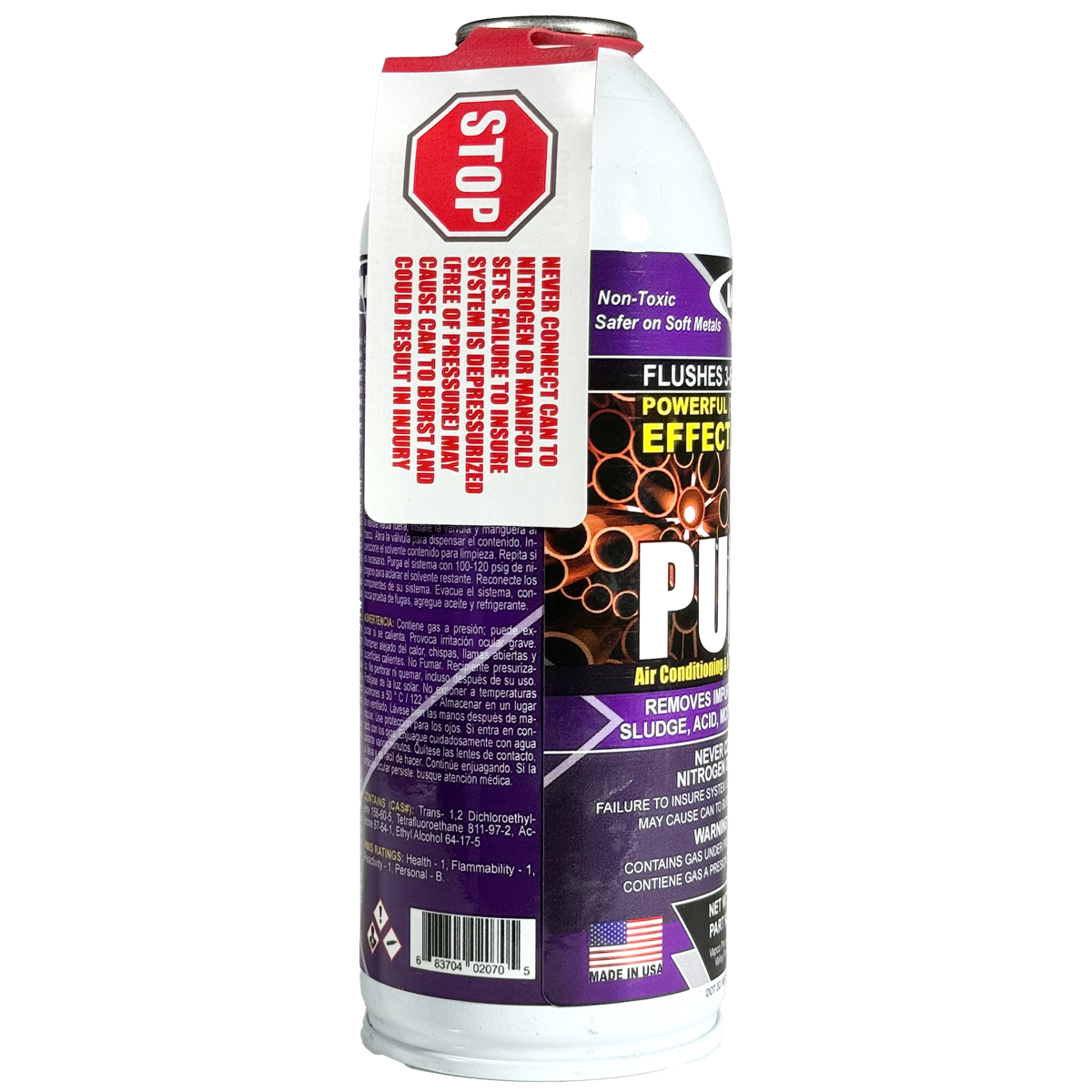 Purge: Start fresh! Purge eliminates contaminants in new systems and components for optimal performance.