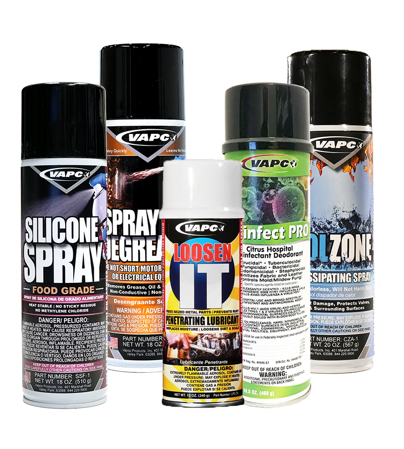 Industrial Aerosol Solutions. Protect pipes, clean surfaces, bond PVC, disinfect areas, and more. High-quality sprays for efficient and reliable results. Solve industrial challenges with ease. 