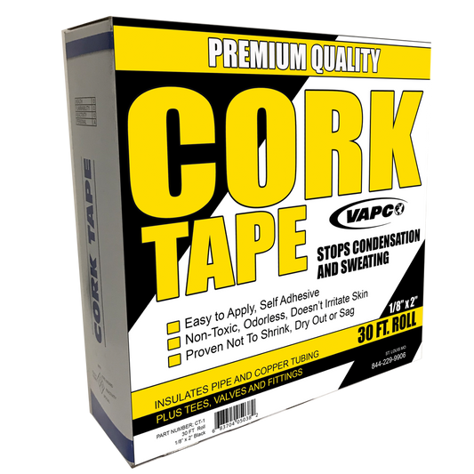 Looking for a natural and effective way to manage condensation, insulate pipes, and dampen sound? Look no further than Cork Tape! Made from ground cork, this versatile product offers a multitude of benefits for a variety of applications.