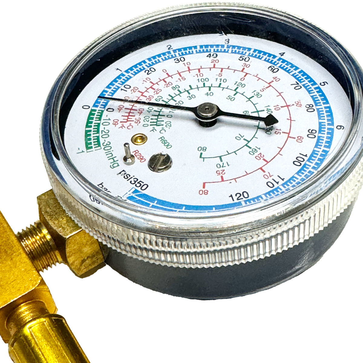 Ac Recharge Hose R290 And R600A Charging Hose And Gauge Set With 1/2" Acme Can Tap R-1234yf Gauge & Hose Set