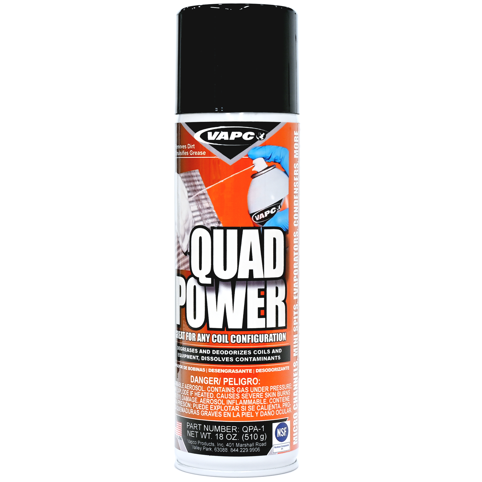 QUAD POWER: The All-in-One Cleaning Champion for HVACR Pros (and DIY Enthusiasts!)  Tired of battling stubborn grease, grime, and dirt on your HVACR equipment? Look no further than QUAD POWER, the highly-concentrated, multi-purpose cleaner favored by professionals and homeowners alike.