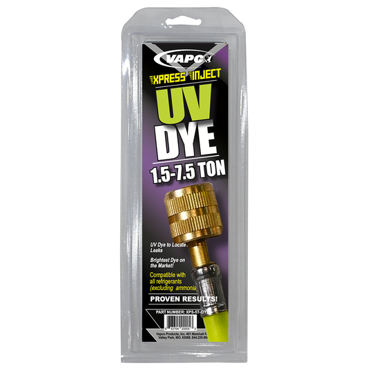 Bright UV Dye for Fast Leak Detection: Quickly finds refrigerant leaks with vibrant violet color, visible with or without black light.