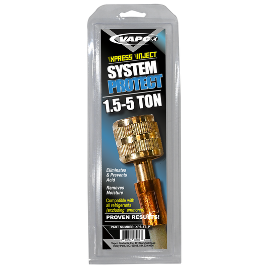 System Protect: Removes moisture and acid from AC systems, preventing damage and improving performance.