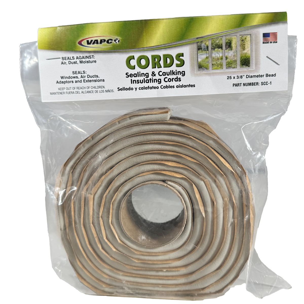 Battling drafts, dust infiltration, or pesky noise around windows, doors, and other openings? Introducing Sealing Compound Cords, the non-hardening, versatile solution that effectively plugs gaps and leaks to keep your environment comfortable and controlled.