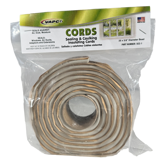 Battling drafts, dust infiltration, or pesky noise around windows, doors, and other openings? Introducing Sealing Compound Cords, the non-hardening, versatile solution that effectively plugs gaps and leaks to keep your environment comfortable and controlled.