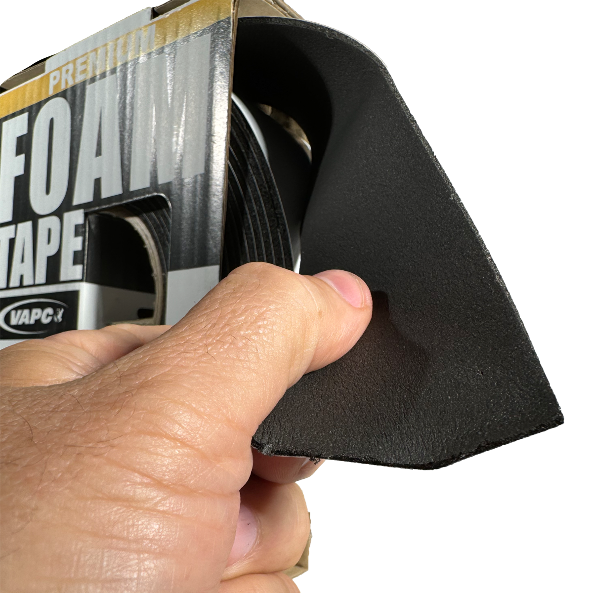 Foam Tape: This high-quality tape is built to last. It won't shrink, dry out, or pull away from the surface when properly applied.