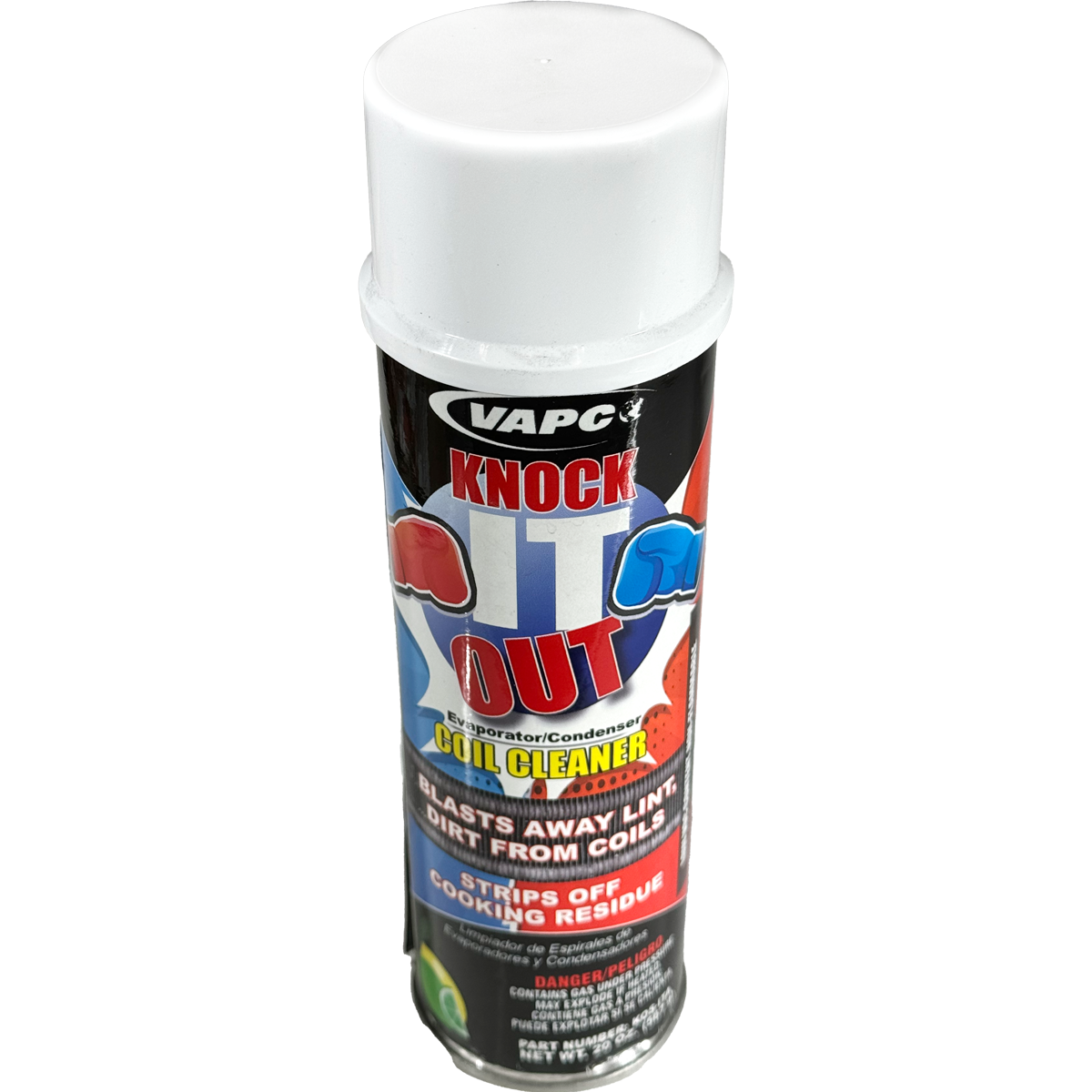 Supercharged Cleaning Power:&nbsp;A single shot of Knock Out's compressed solvent delivers a powerful surge that knocks out lint, dirt, dust, and even stubborn cooking residue quickly and effectively