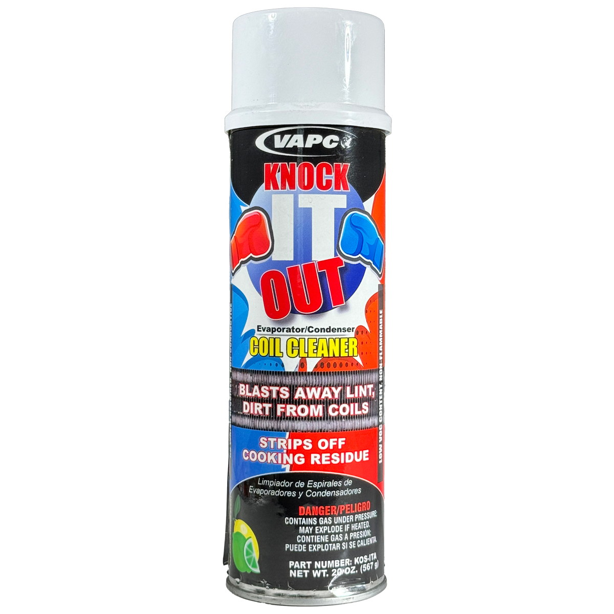 Knock Out Coil Cleaner: The Rinse-Free Solution for Sparkling Clean Coils  Maintain peak performance and efficiency in your refrigeration units with Knock Out Coil Cleaner, the powerful, rinse-free formula that blasts away dirt and grime.