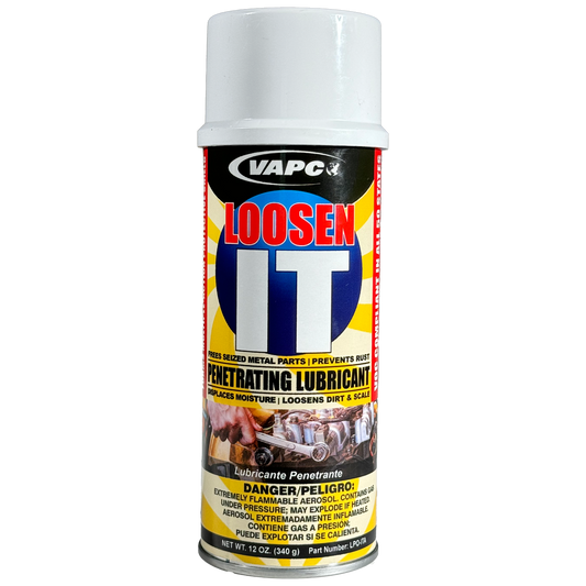 LOOSEN IT: The Non-Flammable Penetrating Powerhouse for Stuck Parts and More!  Struggling with rusted bolts, seized parts, or frozen components? LOOSEN IT is the powerful, non-flammable penetrating lubricant that cuts through rust and corrosion, freeing up stuck mechanisms and protecting your equipment.