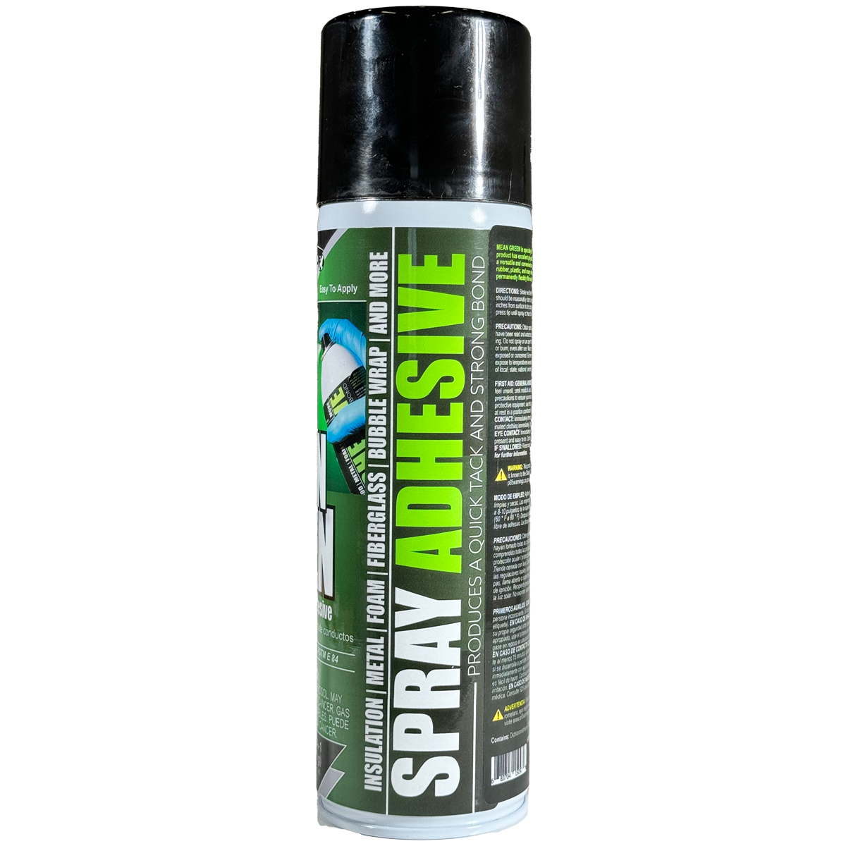 Enjoy a controlled spray pattern that minimizes soak-in and ensures more adhesive reaches the bonding surfaces. This user-friendly application makes Mean Green ideal for various materials.