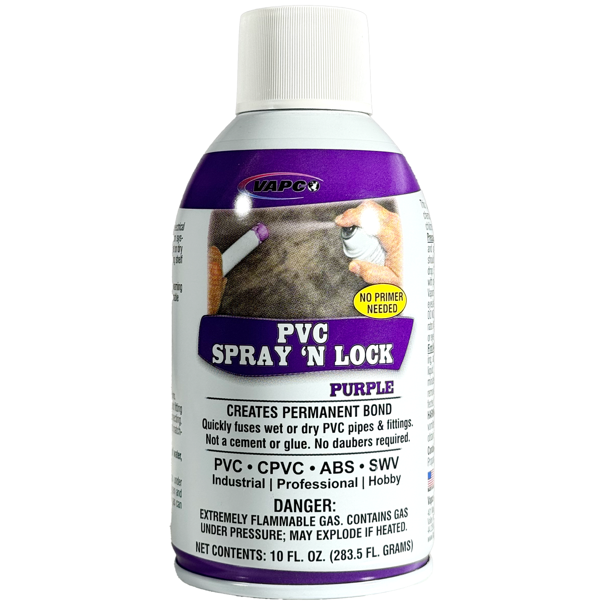 Rest assured that PVC Spray 'N Lock has been tested and proven not to negatively impact the potability of water, making it safe for use in potable water systems.