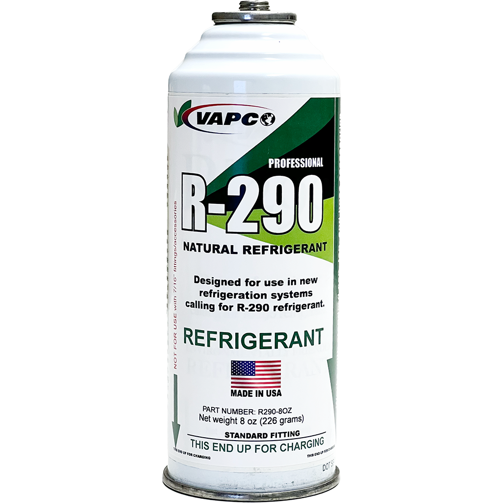 An EPA-approved natural refrigerant, R-290 boasts zero ozone depletion potential (ODP) and a low global warming potential (GWP). Do your part for the planet by choosing a refrigerant that minimizes environmental impact.