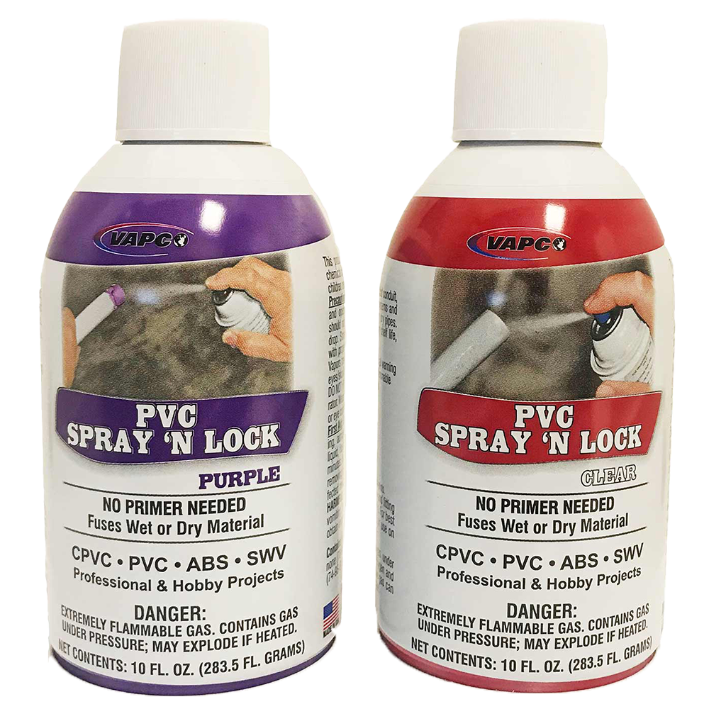 Conquer Plumbing and home PVC Projects with PVC Spray 'N Lock: The Fast, Easy Bonding Solution