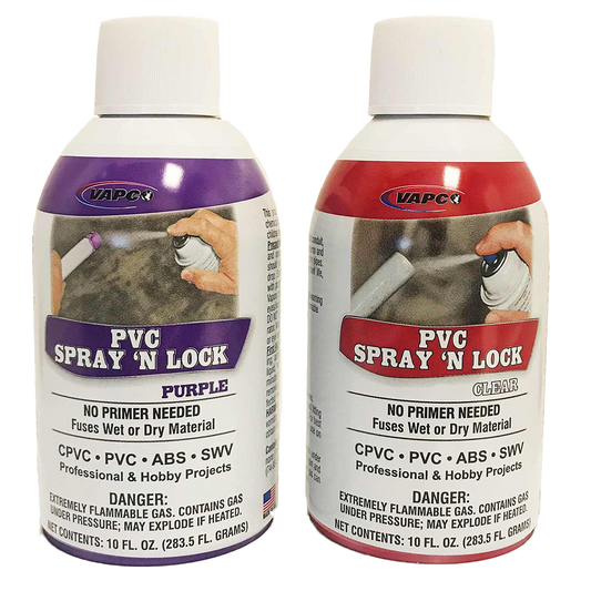 Conquer Plumbing and home PVC Projects with PVC Spray 'N Lock: The Fast, Easy Bonding Solution