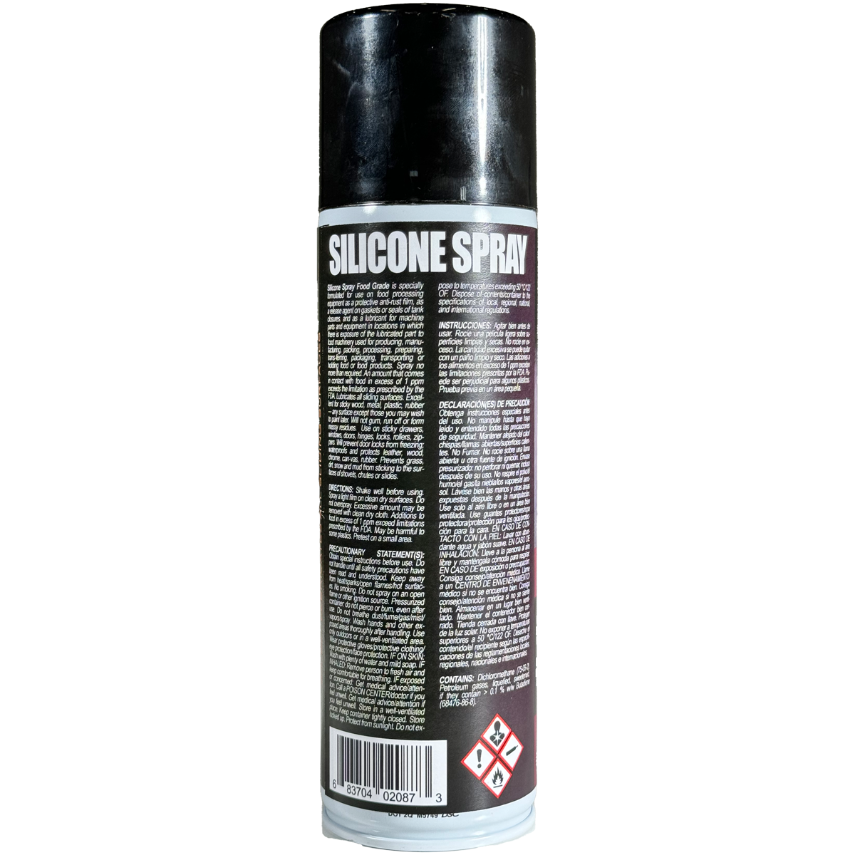 When used within the recommended limits (not exceeding 1 ppm), Silicone Spray Food Grade is non-toxic and poses no risk of food contamination.