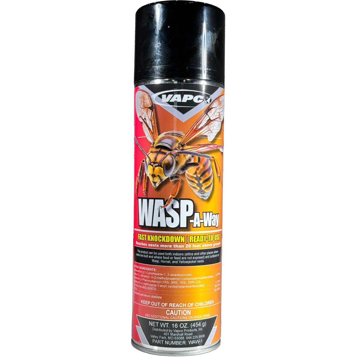 Conquer Wasps, Hornets &amp; Yellow Jackets Safely with Wasp-A-Way (16 oz)  Eliminate stinging threats around your property with Wasp-A-Way, the powerful EPA-registered insecticide that lets you control wasps, hornets, and yellow jackets from a safe distance.